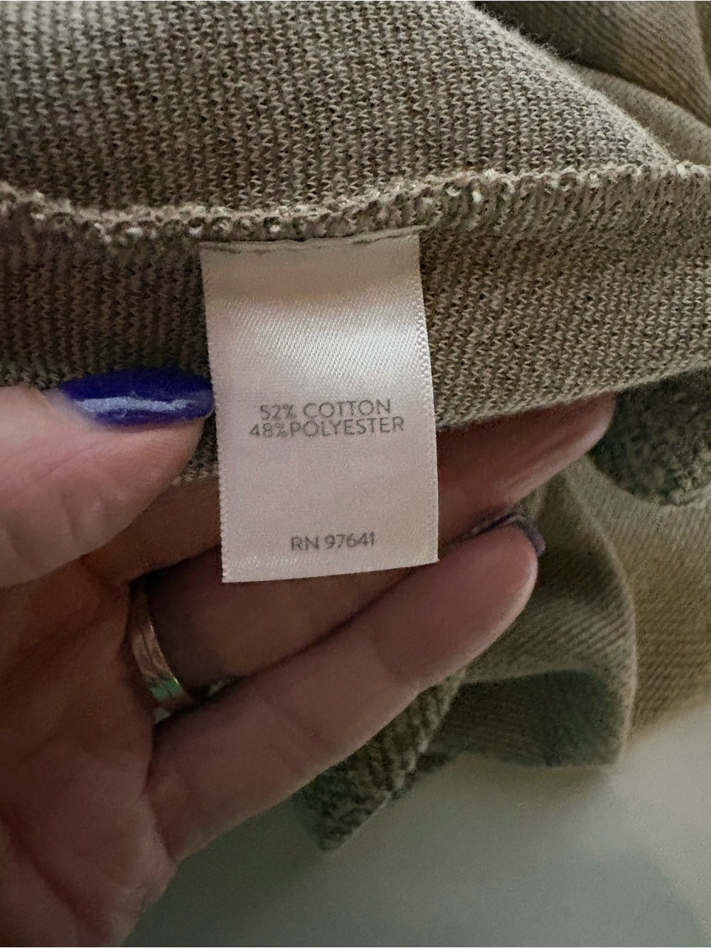 J. Jill Taupe Knit Long Sleeve Shift Dress - Picture 10 of 12